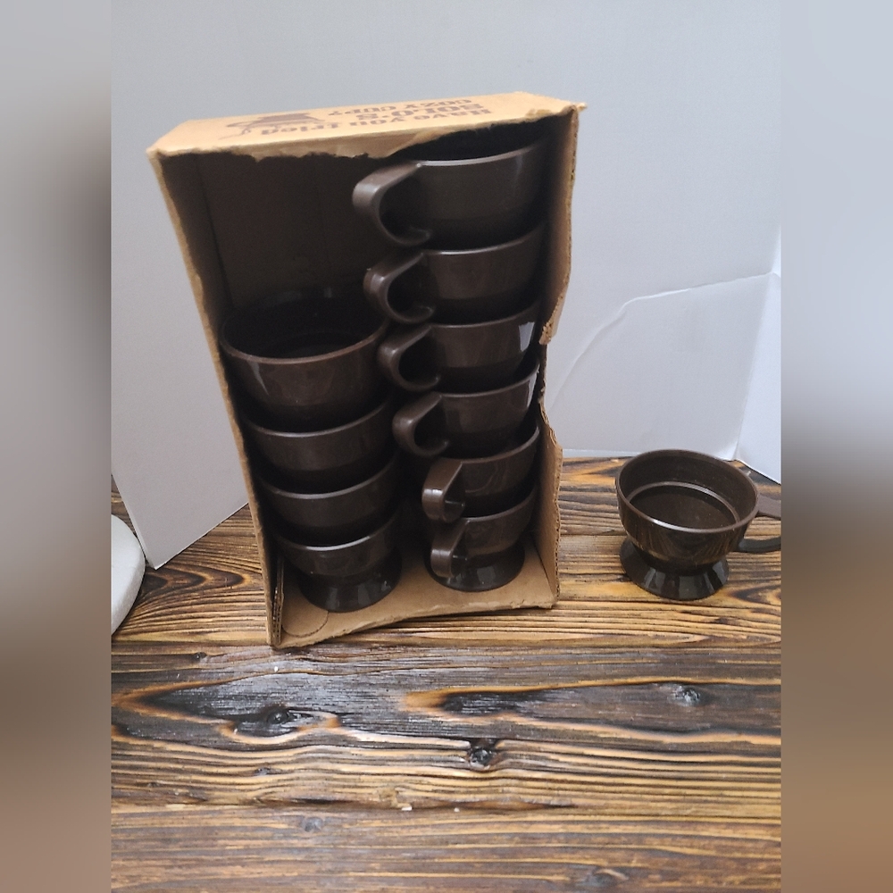 Vintage Solo Cozy Coffee Cup Holders No. 68 Brown Set of 11